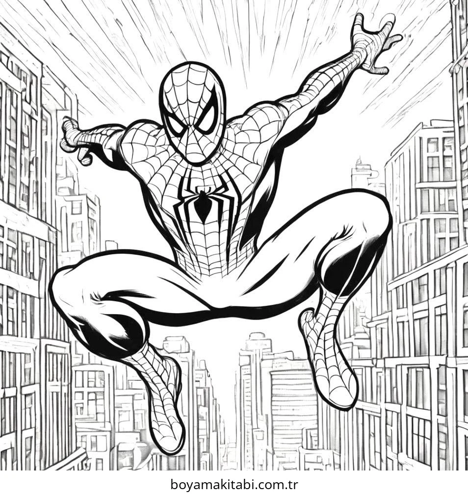 Spiderman Boyama
