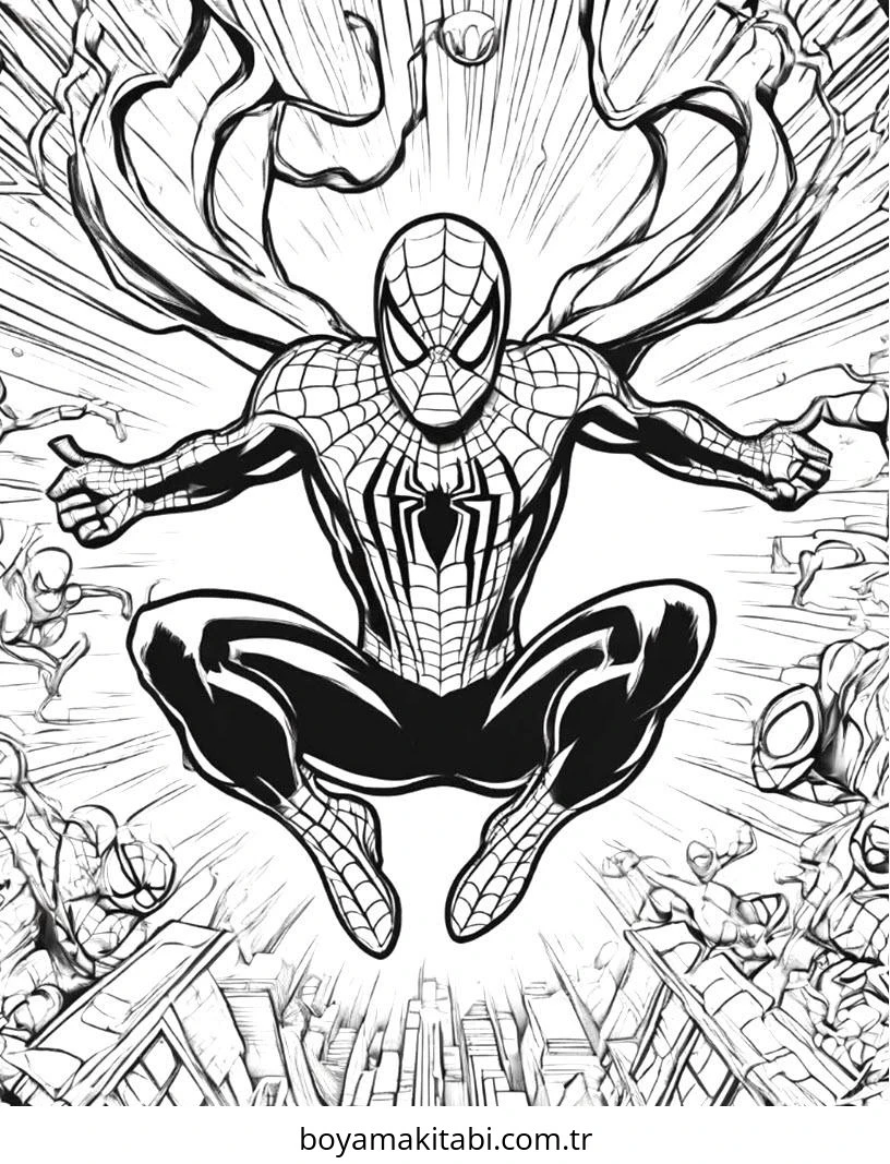 Spiderman Boyama