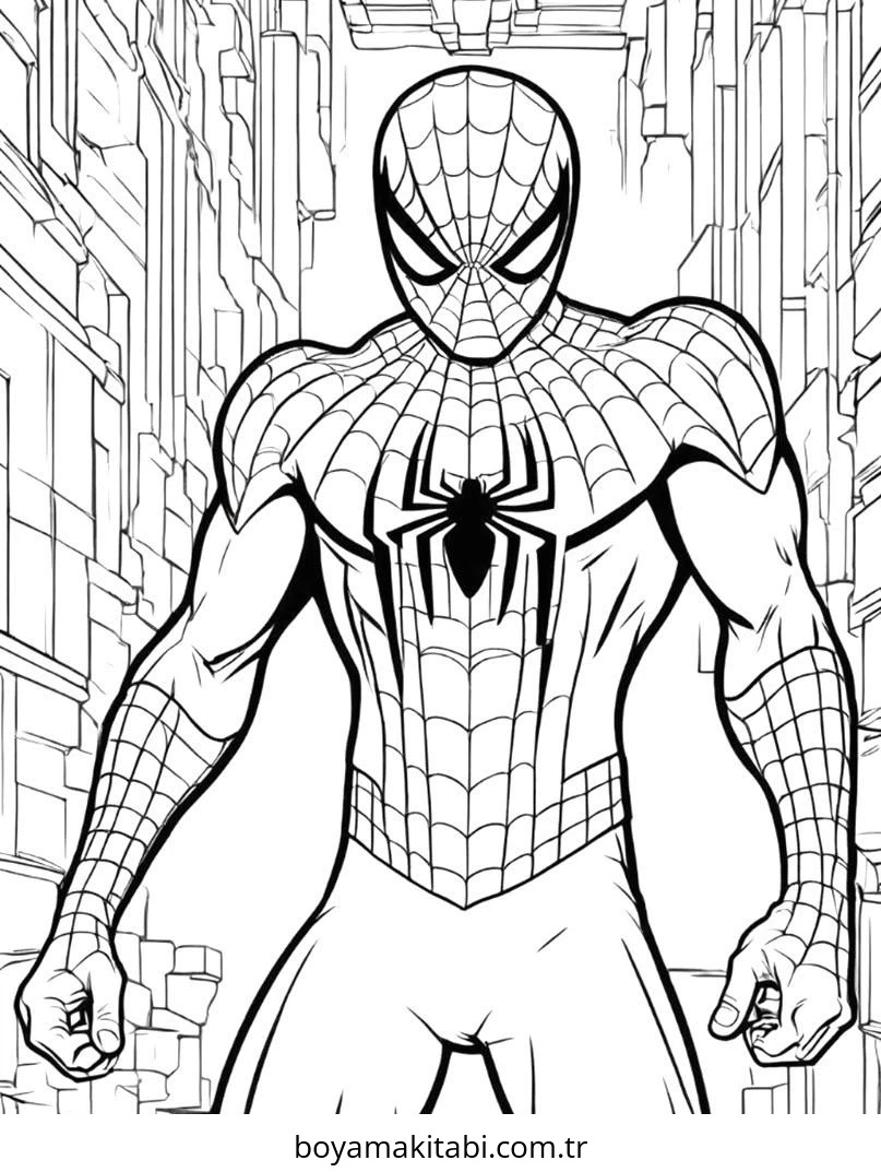 Spiderman Boyama