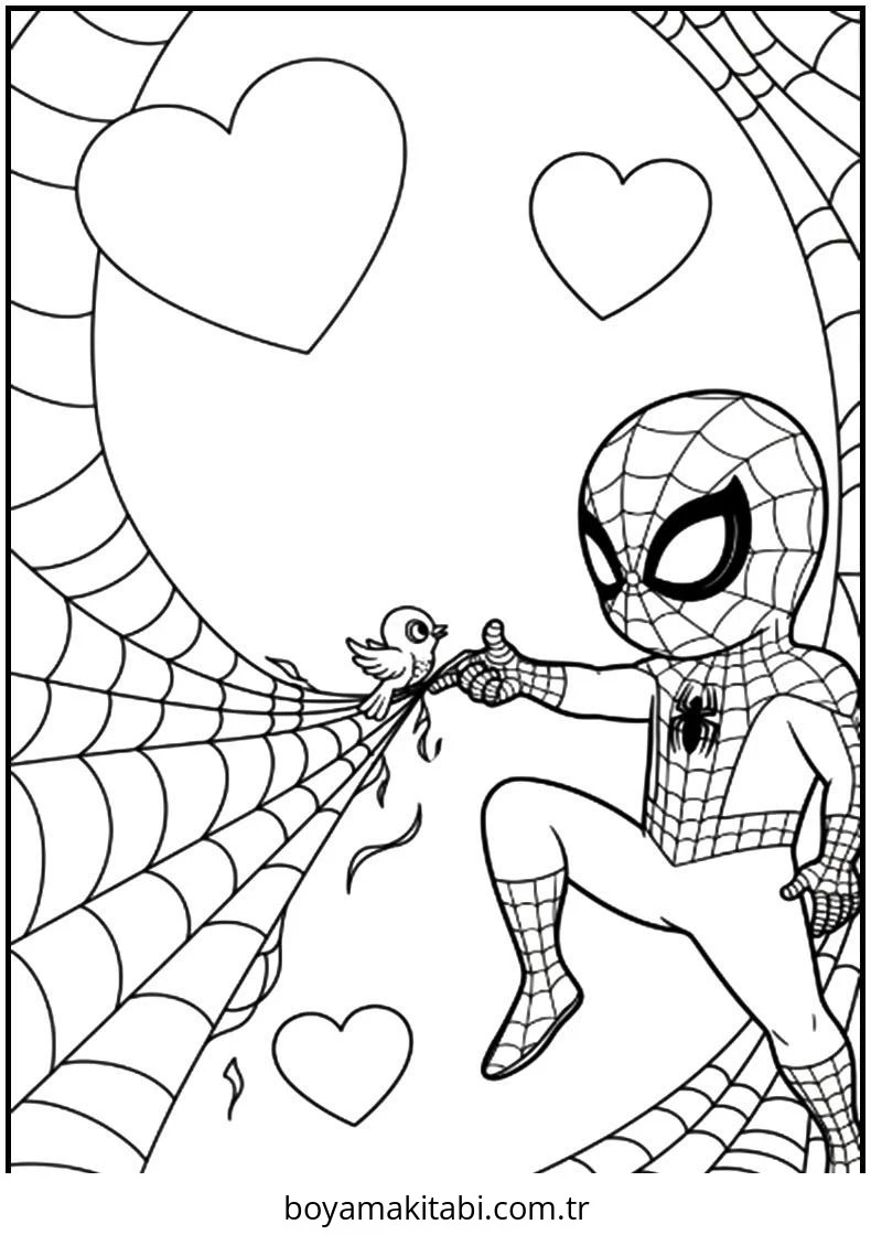 Spiderman Boyama