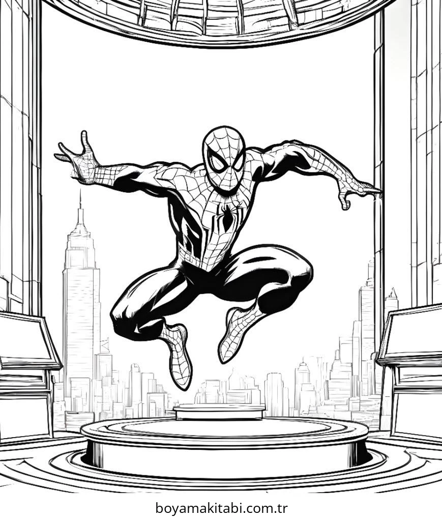 Spiderman Boyama