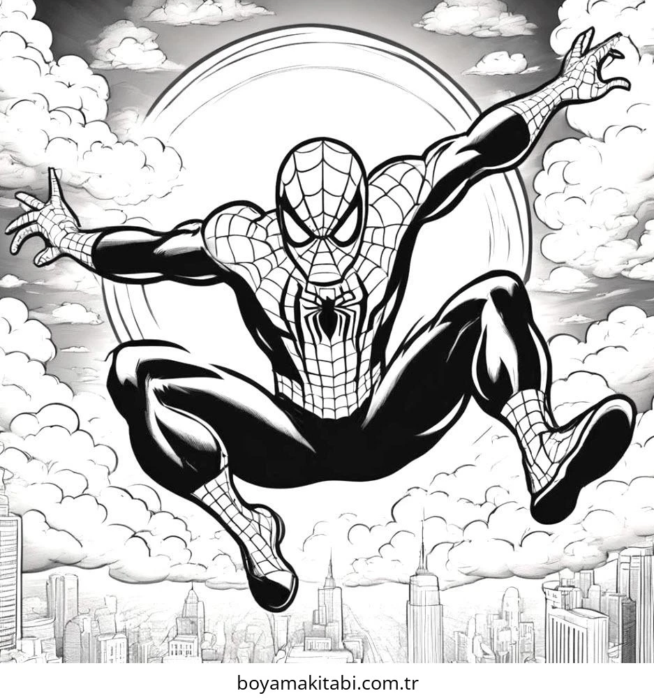 Spiderman Boyama