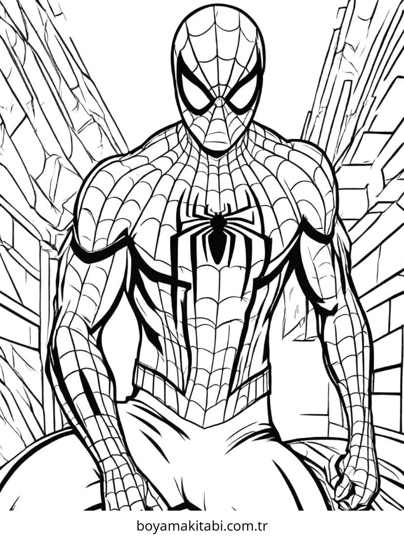 Spiderman Boyama
