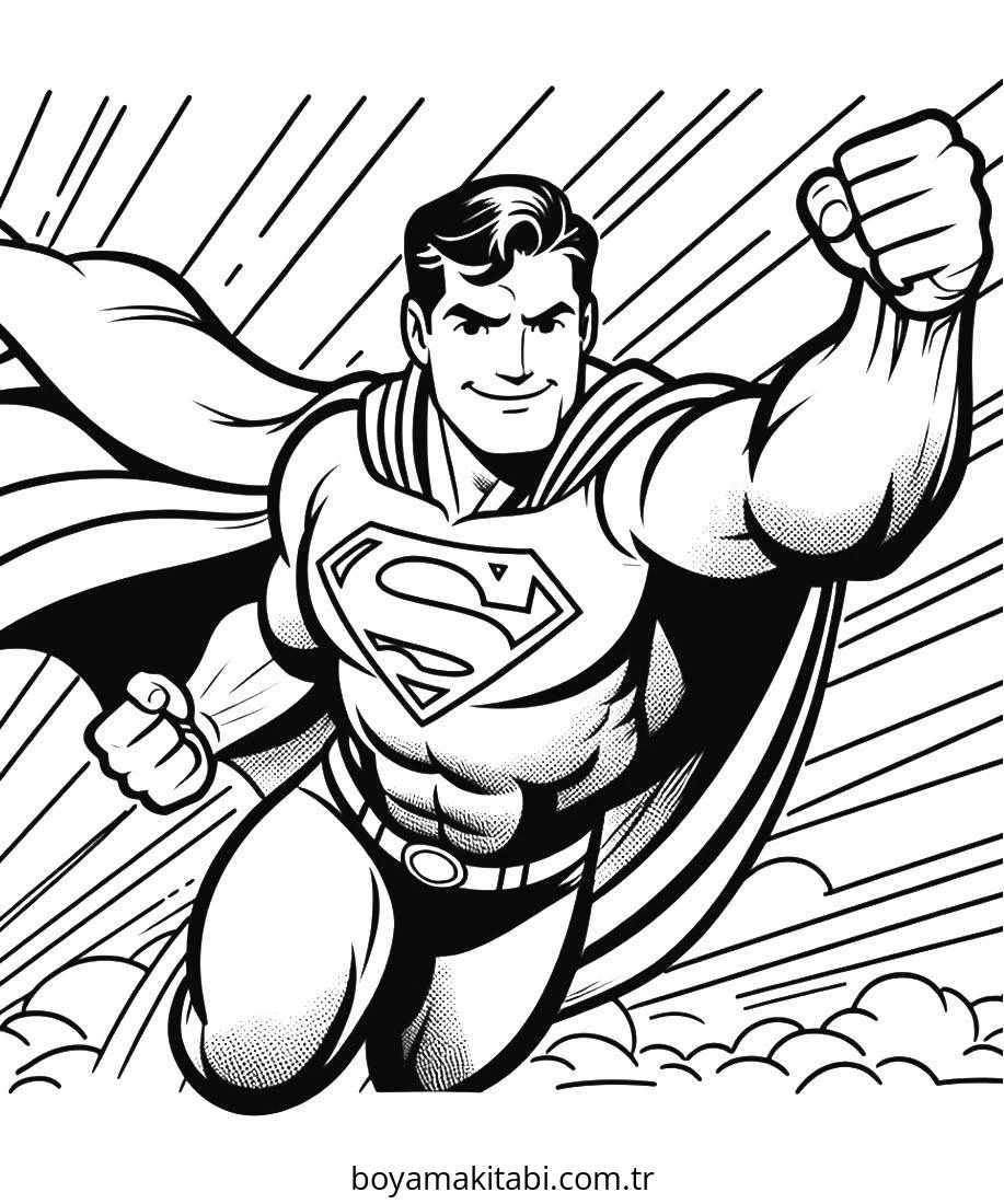 Superman Boyama