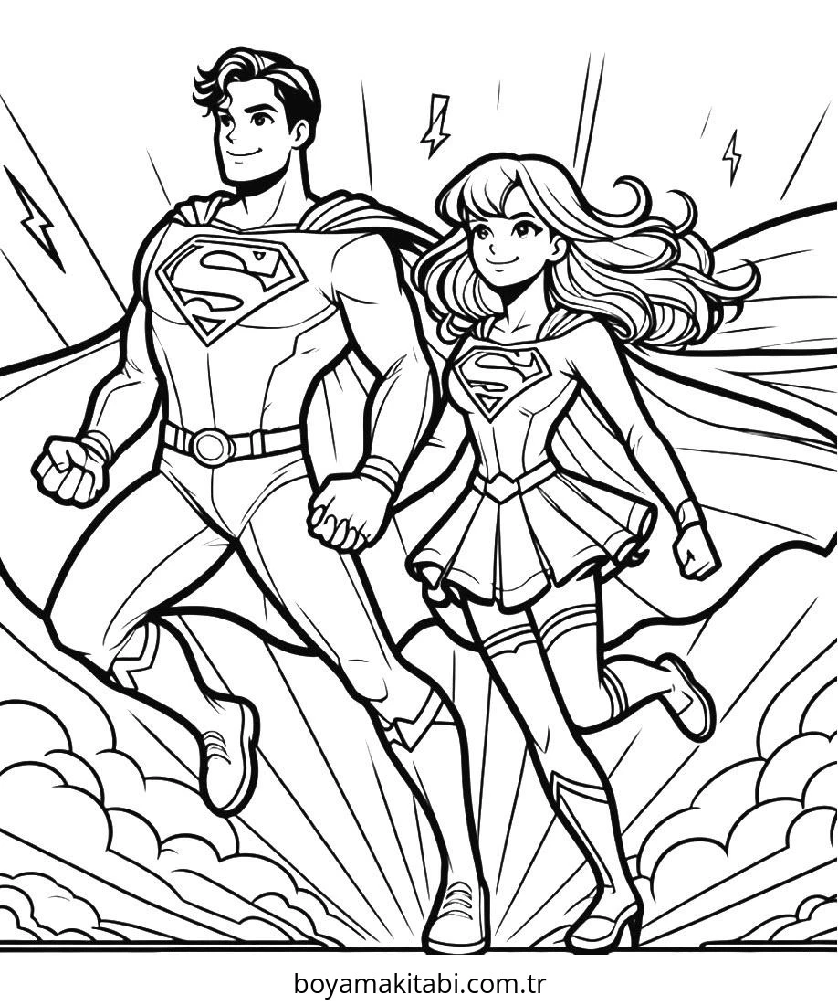Superman Boyama