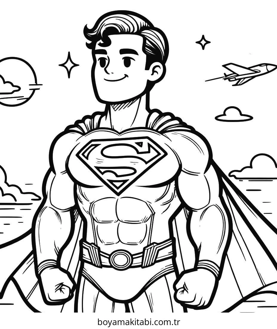 Superman Boyama