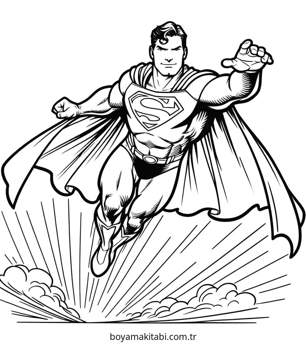 Superman Boyama