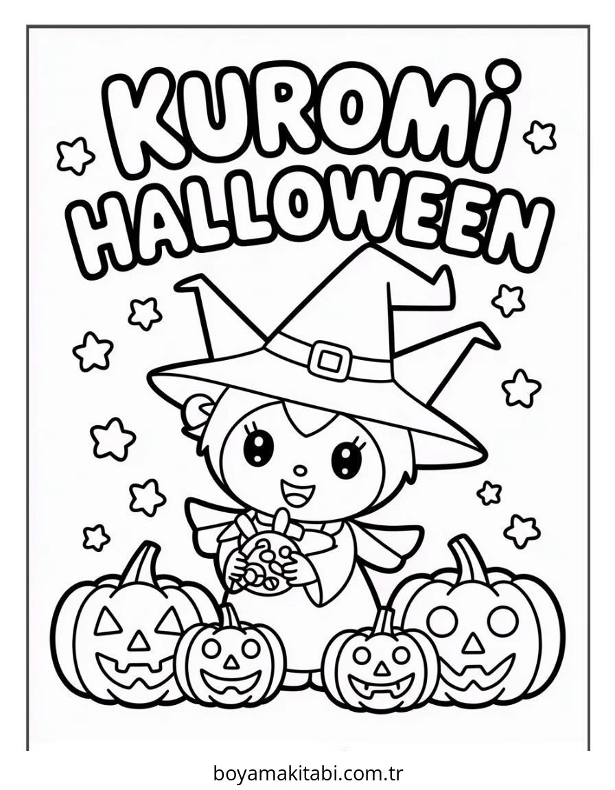 Halloween boyama sayfası #172 – A4 baskıya uygun, ücretsiz yazdır