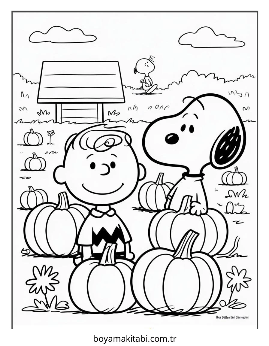 Halloween boyama sayfası – renkli çizimler, okul öncesi