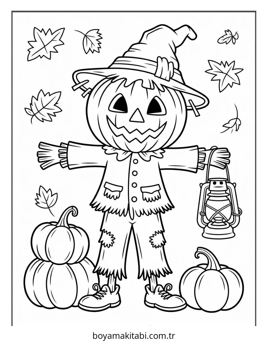 Halloween boyama sayfası – ücretsiz yazdır, boyama etkinliği