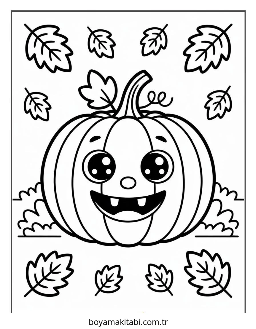 Halloween boyama sayfası – boyama etkinliği, çocuk aktivitesi