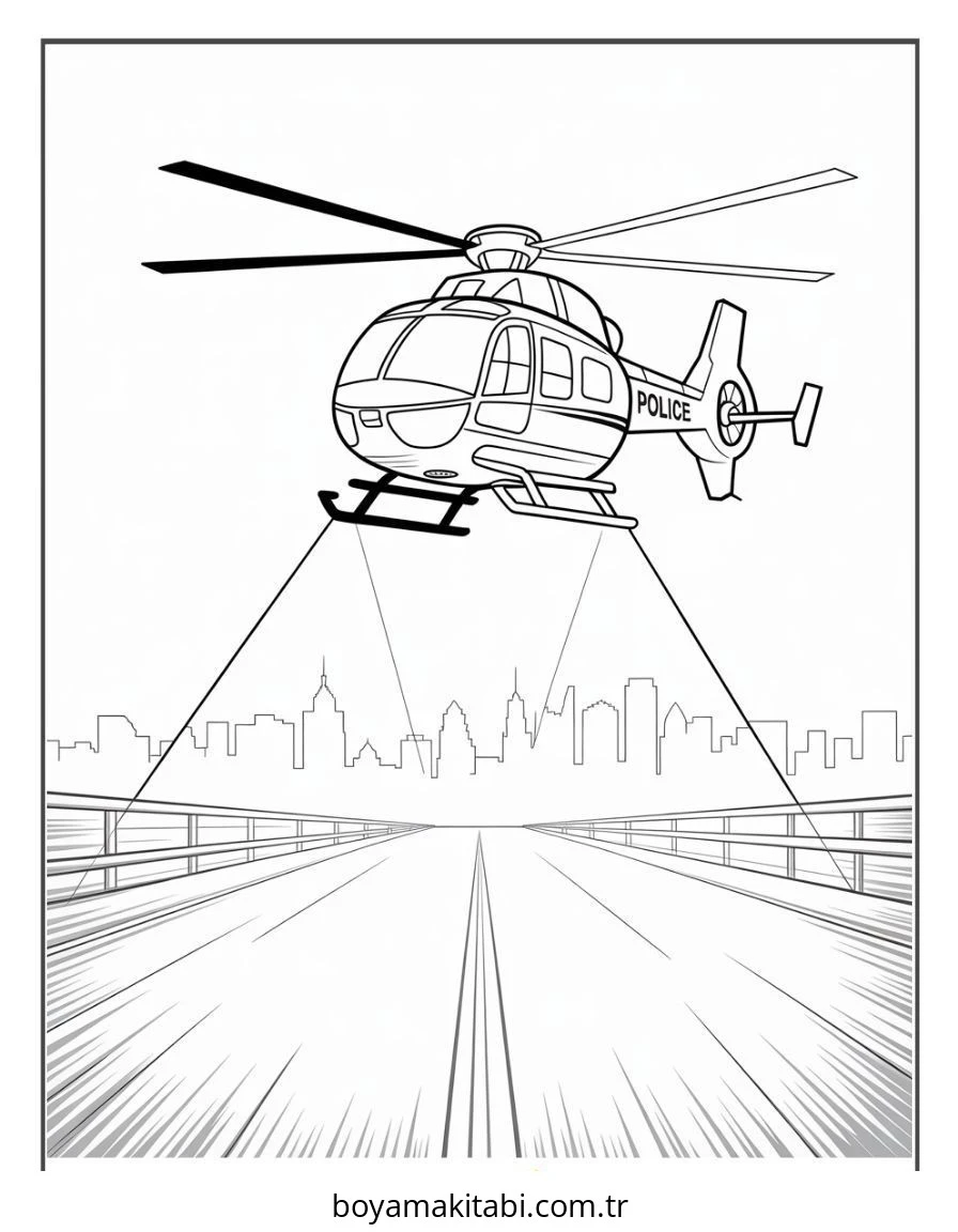 Helikopter Boyama