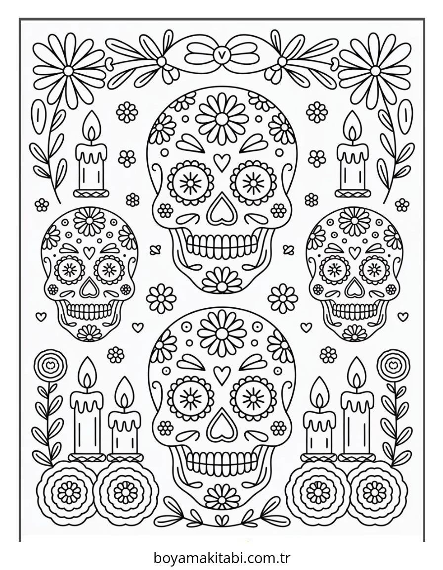 İspanyol boyama sayfası – çocuk aktivitesi, PDF indir
