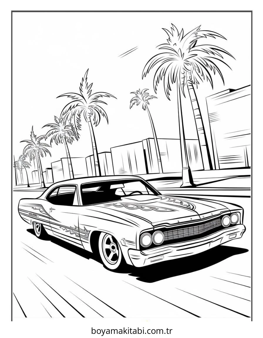 Hot Wheels Boyama