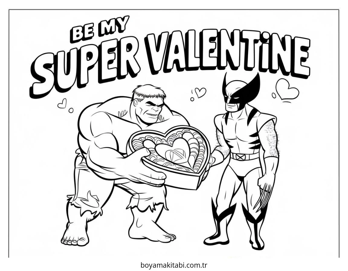 Hulk boyama sayfası – keyifli zaman, renkli çizimler