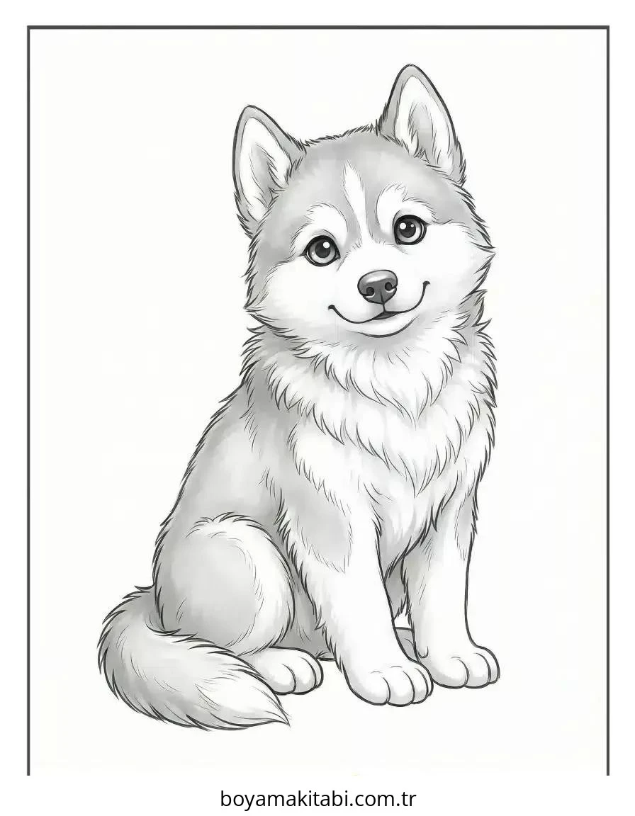 Husky Boyama