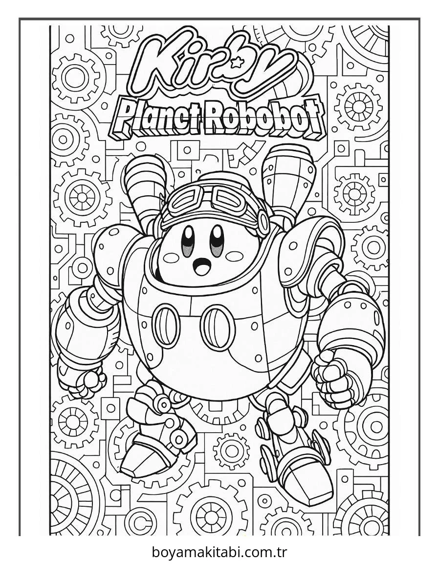 Kirby boyama sayfası #136 – kolay indirilebilir, eğlenceli öğrenme deneyimi