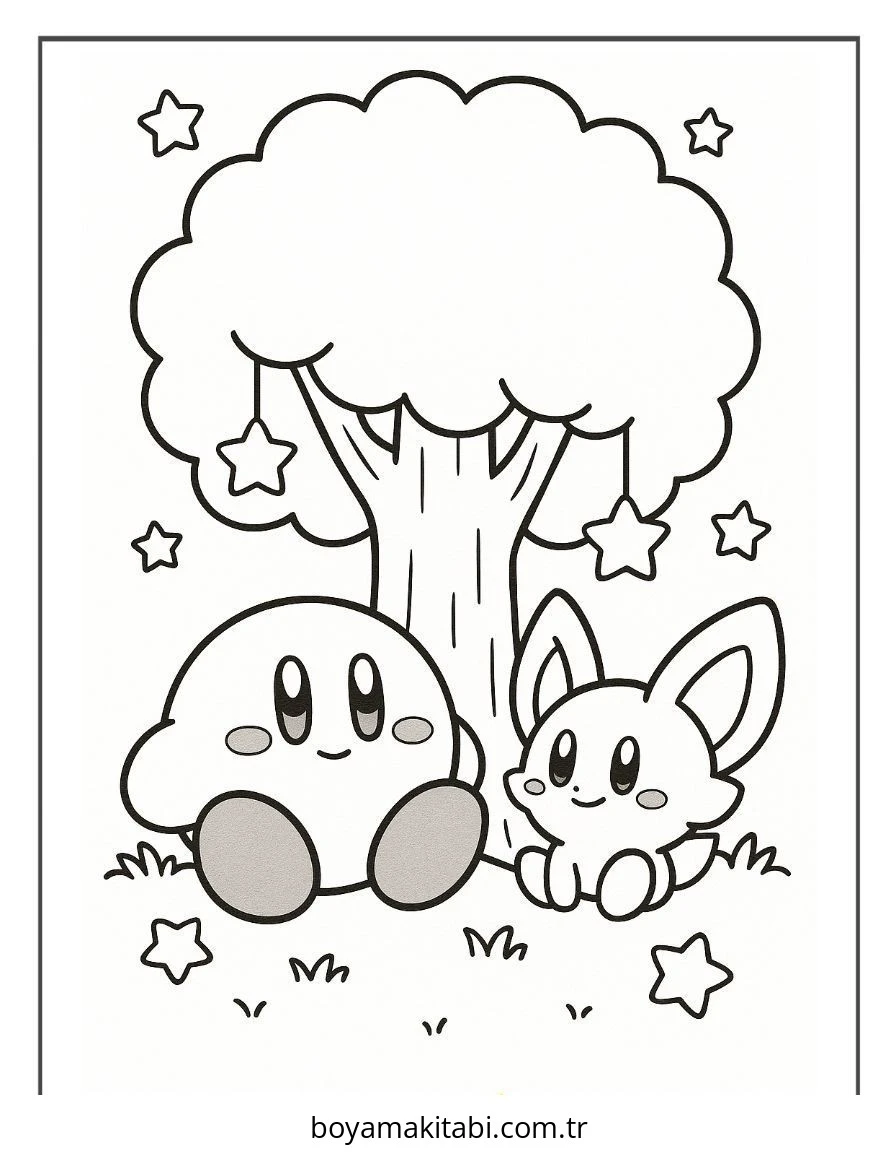 Kirby boyama sayfası #139 – tamamen ücretsiz, çocuklar için