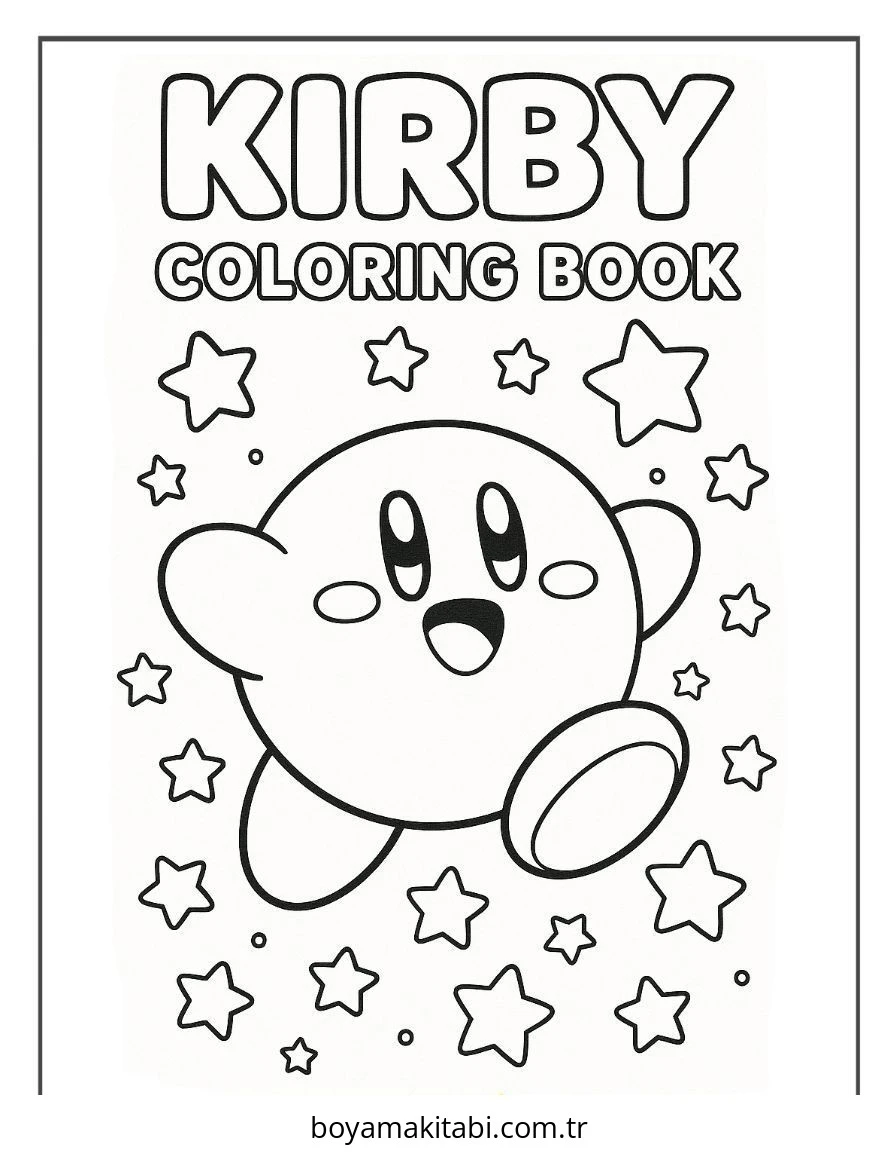 Kirby boyama sayfası #142 – çocuklarla kaliteli zaman, yaratıcılığı geliştirir