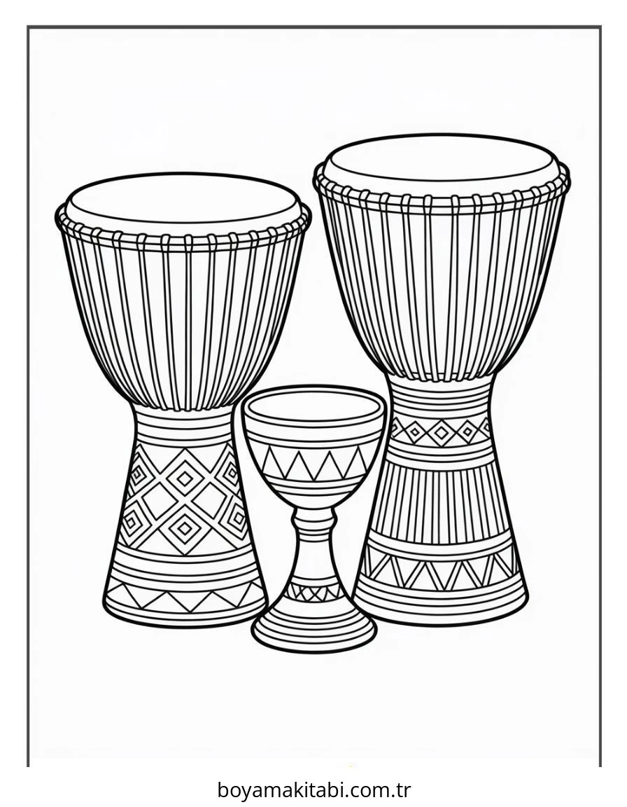 Kwanzaa boyama sayfası – evde etkinlik, ücretsiz yazdır