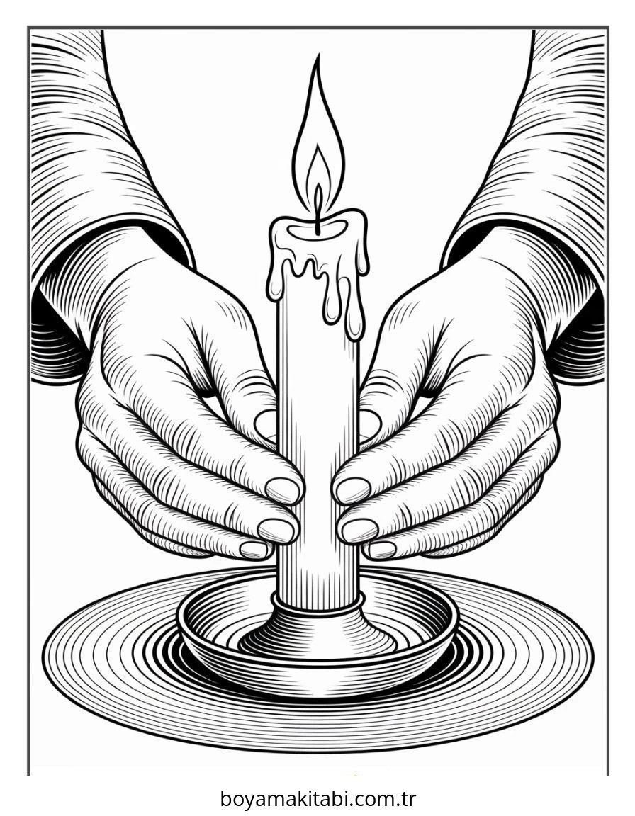 Kwanzaa boyama sayfası – eğlenceli etkinlik, el becerilerini geliştirir