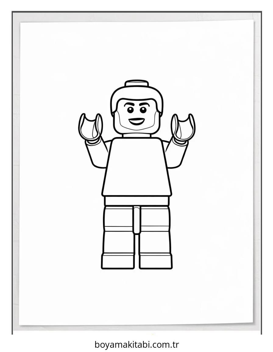 Lego boyama sayfası #154 – ekran süresine alternatif, çocuklarla kaliteli zaman