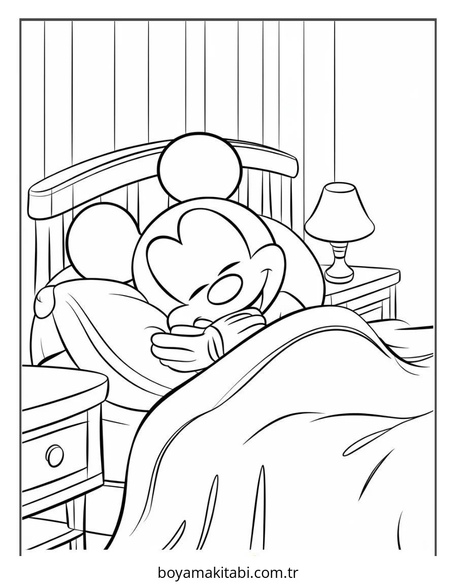 Mickey ve Minnie Mouse Boyama