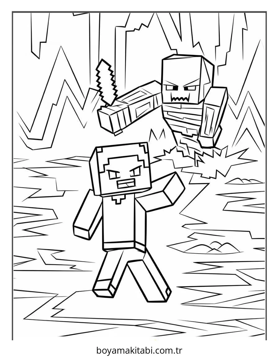 Minecraft Boyama