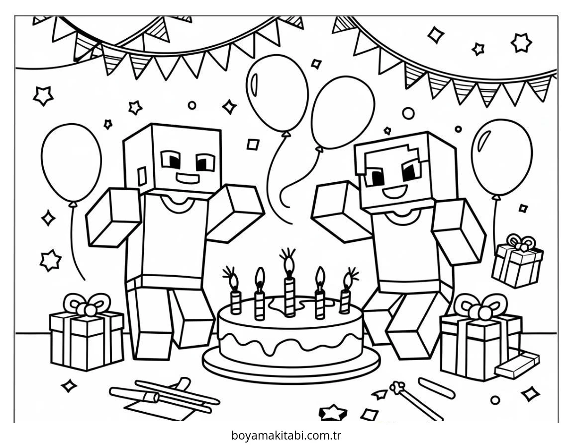 Minecraft Boyama