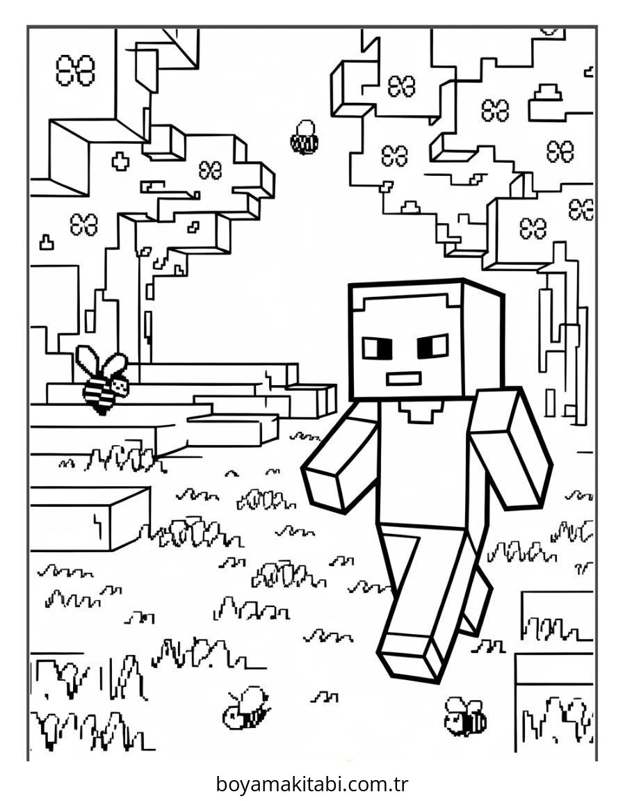 Minecraft Boyama