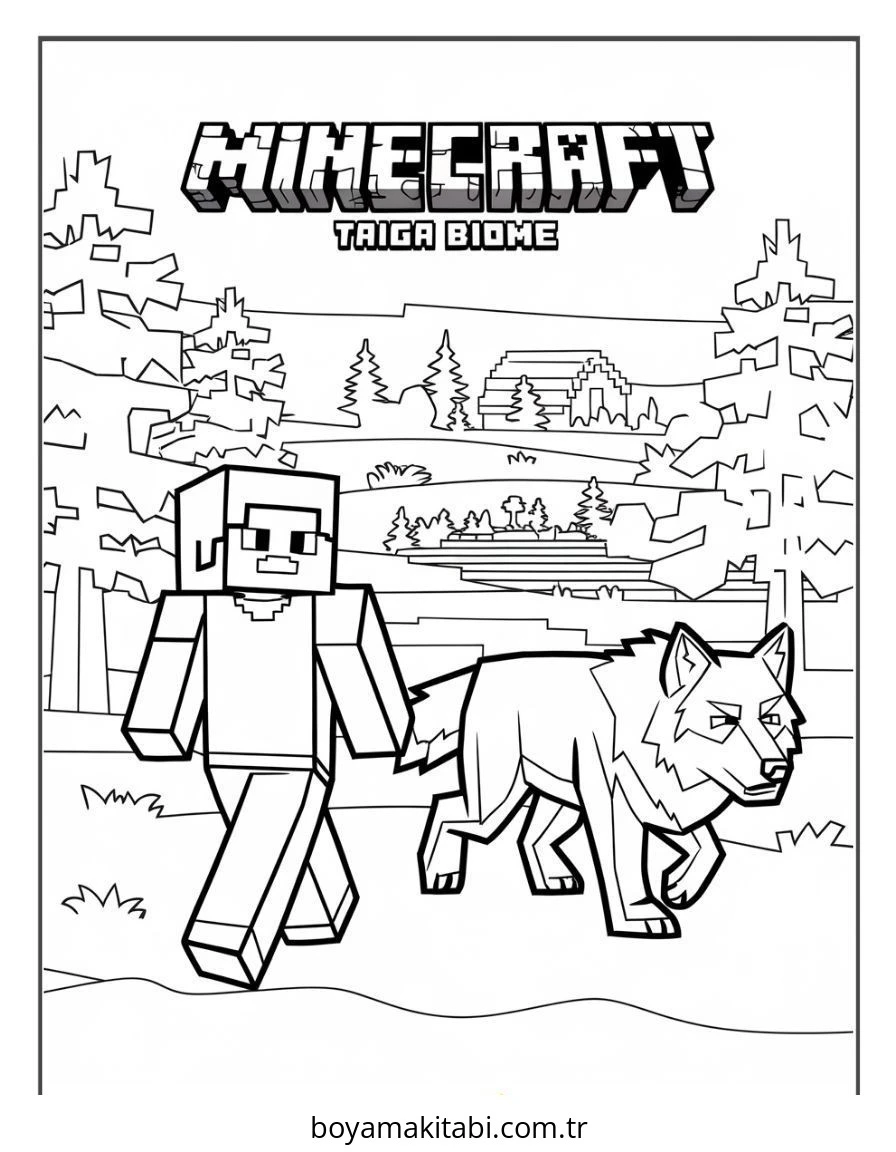 Minecraft Boyama