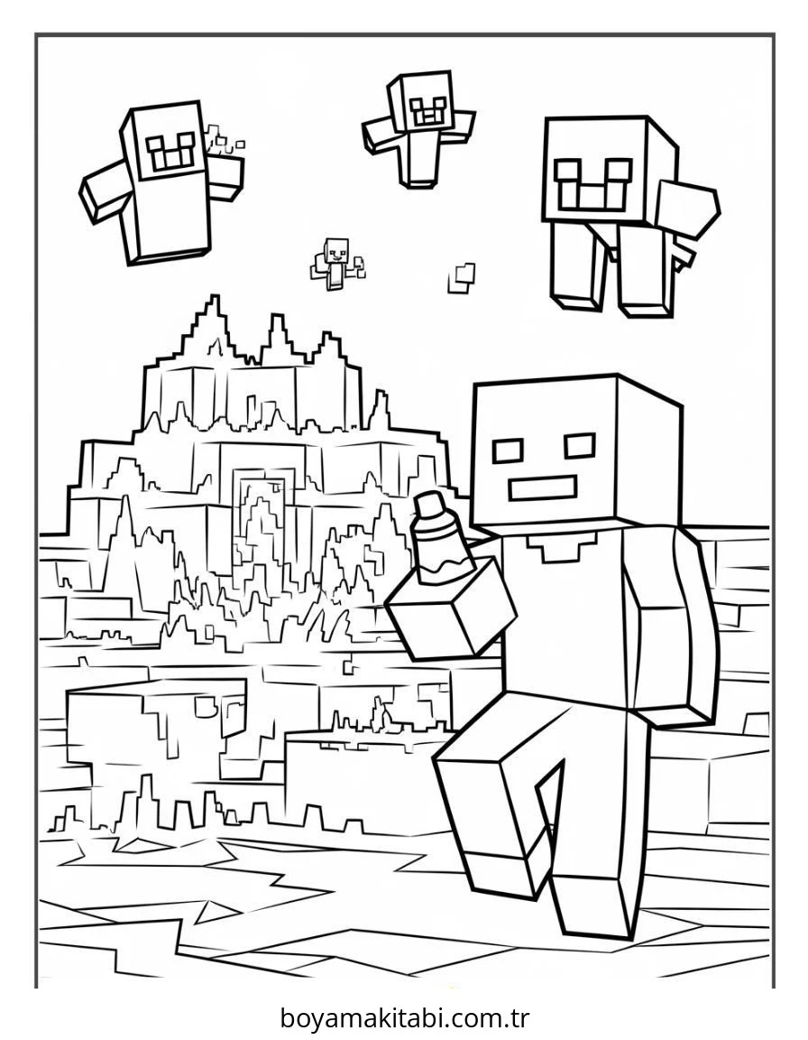 Minecraft Boyama