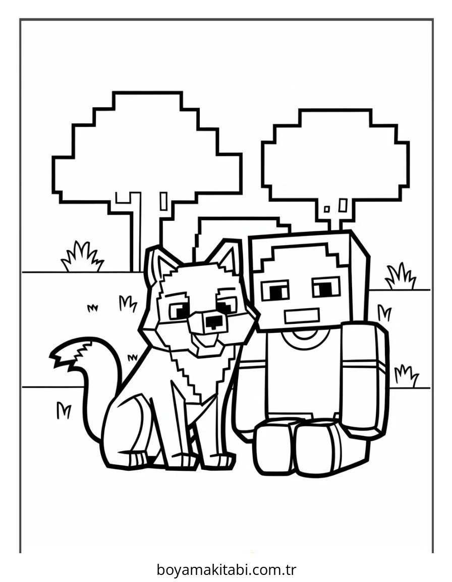 Minecraft Boyama