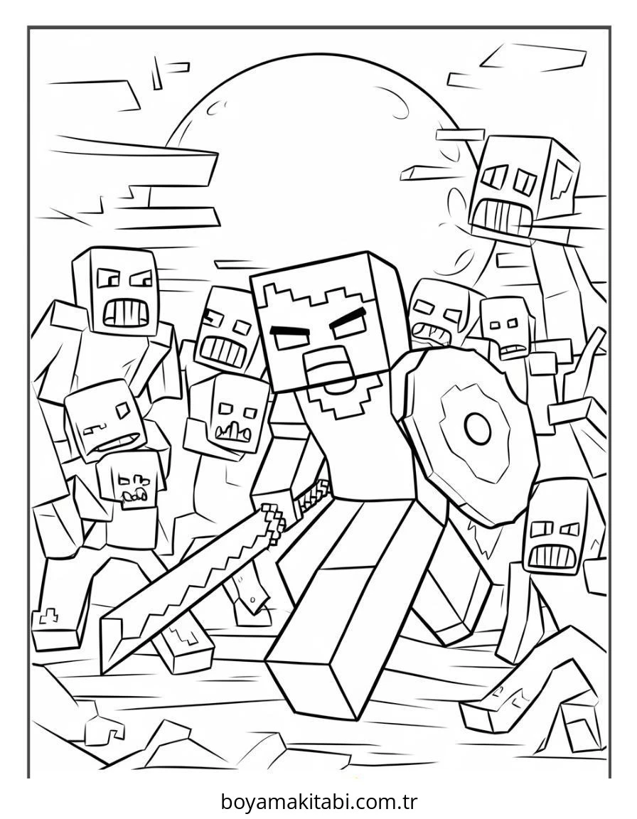 Minecraft Boyama