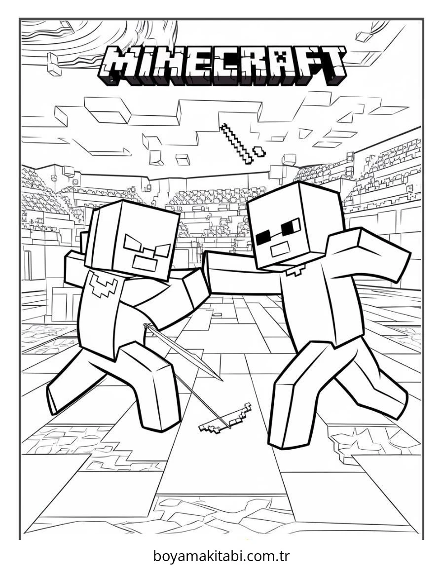 Minecraft Boyama