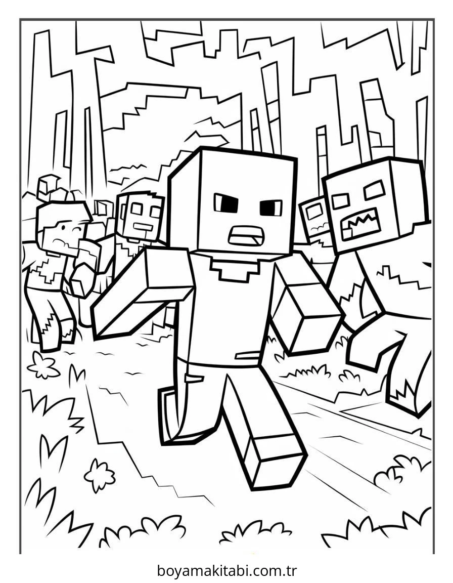 Minecraft Boyama
