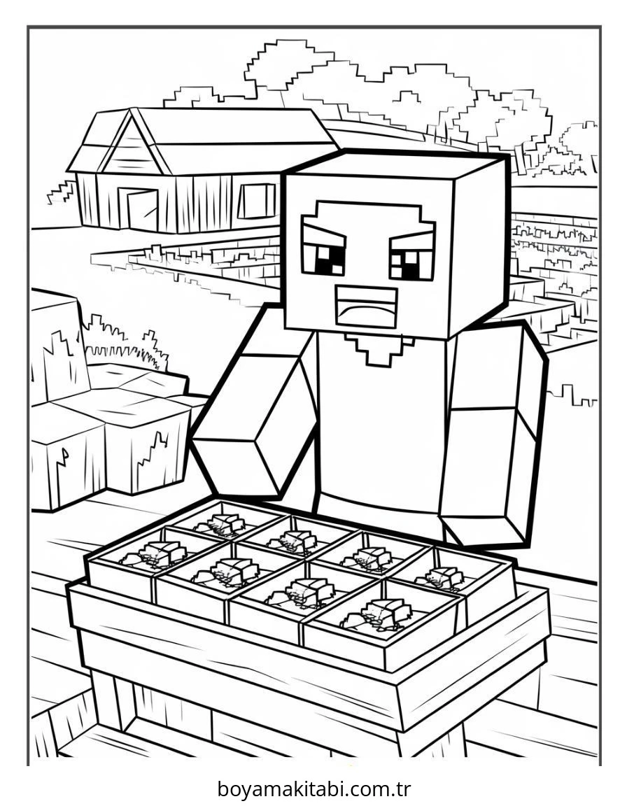 Minecraft Boyama