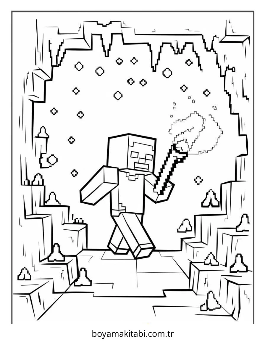 Minecraft Boyama
