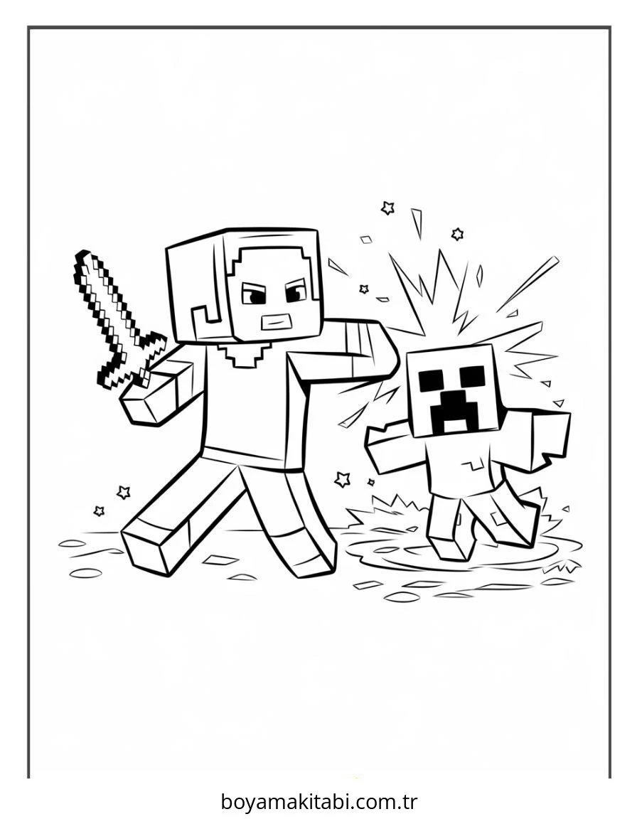 Minecraft Boyama