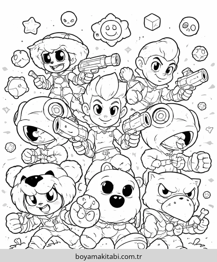 Brawl Stars Boyama