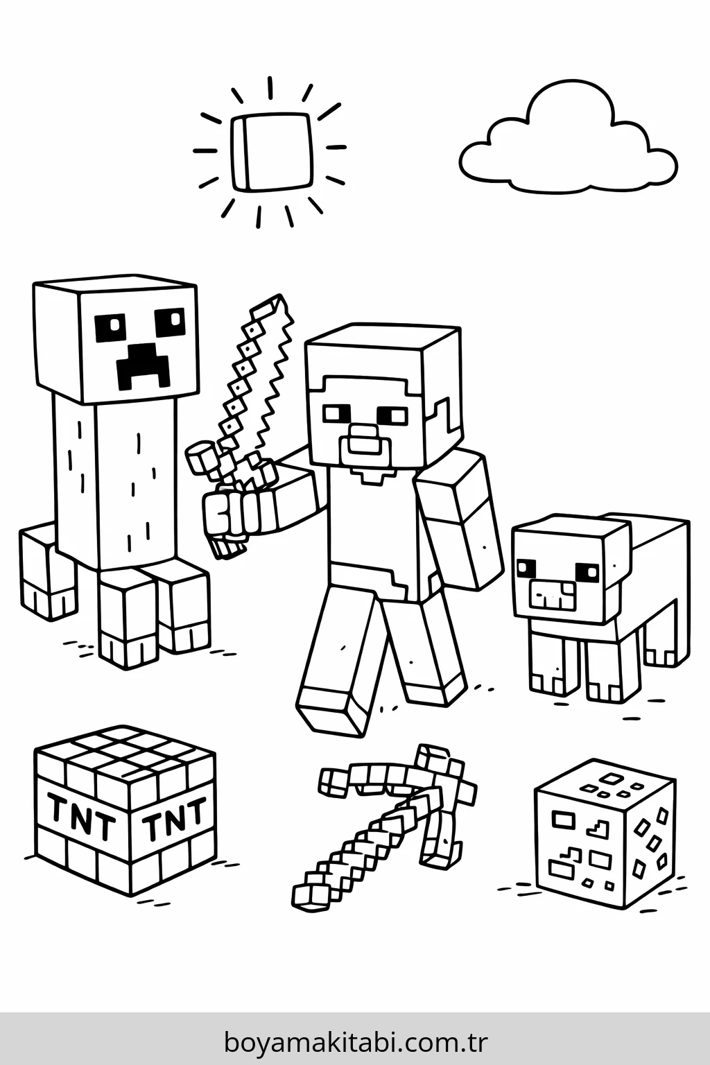 Minecraft Boyama