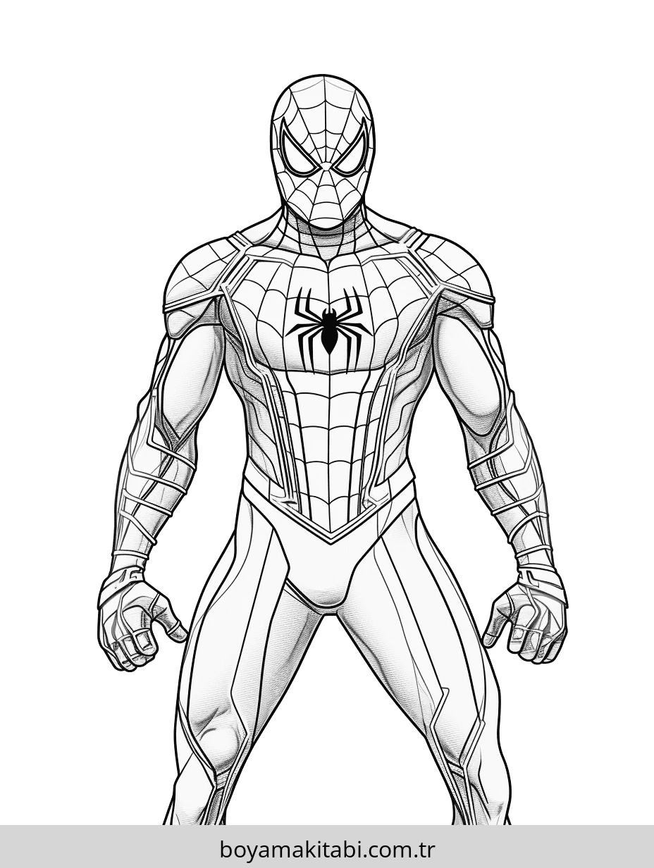 Spiderman Boyama