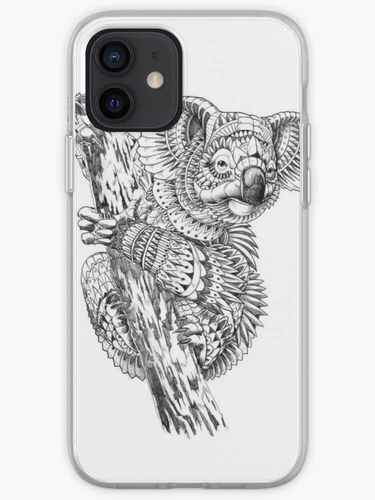 Telefon Kılıfı boyama sayfası – yaratıcılık, eğlenceli etkinlik