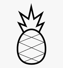 Ananas boyama sayfası – PDF indir, sevimli karakter