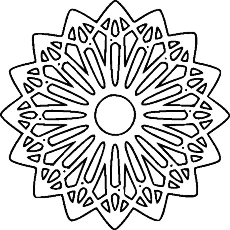 Basit boyama sayfası – basit çizim, kolay boyama