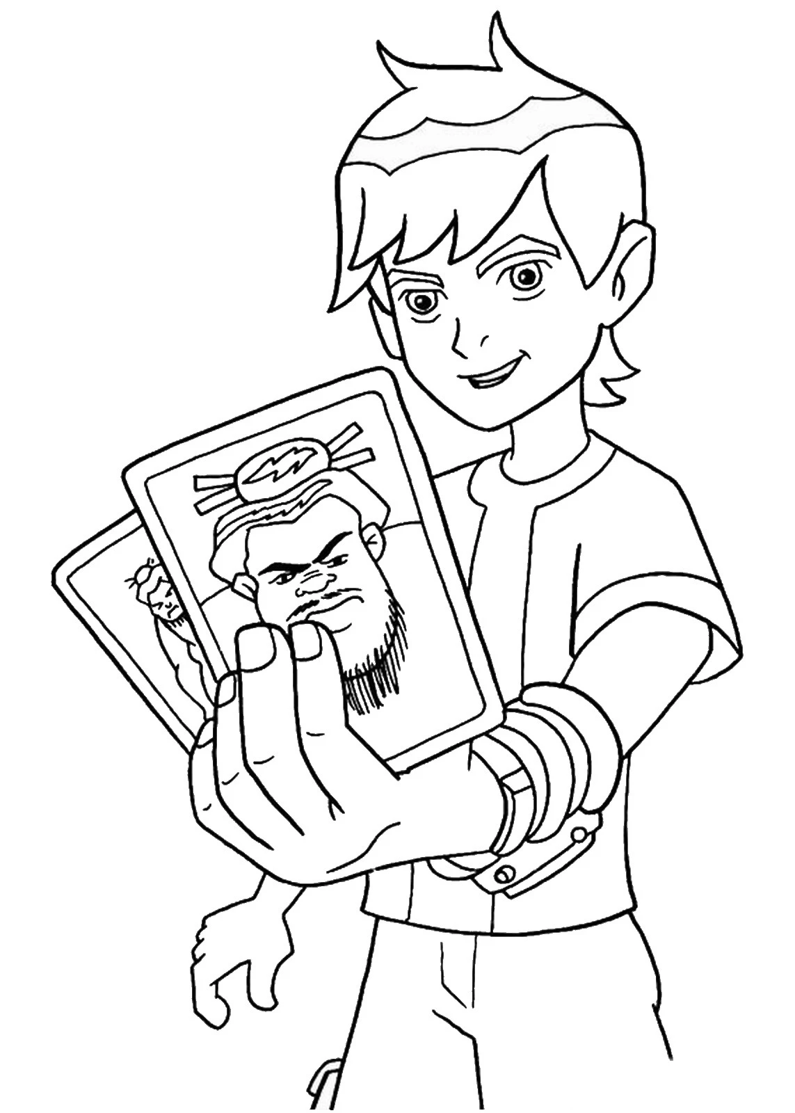 Ben 10 boyama sayfası – keyifli zaman, renkli çizimler