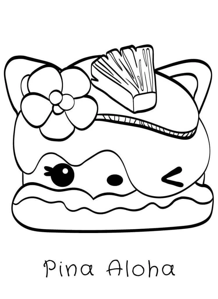 Num Noms boyama sayfası – boyama etkinliği, çocuk aktivitesi