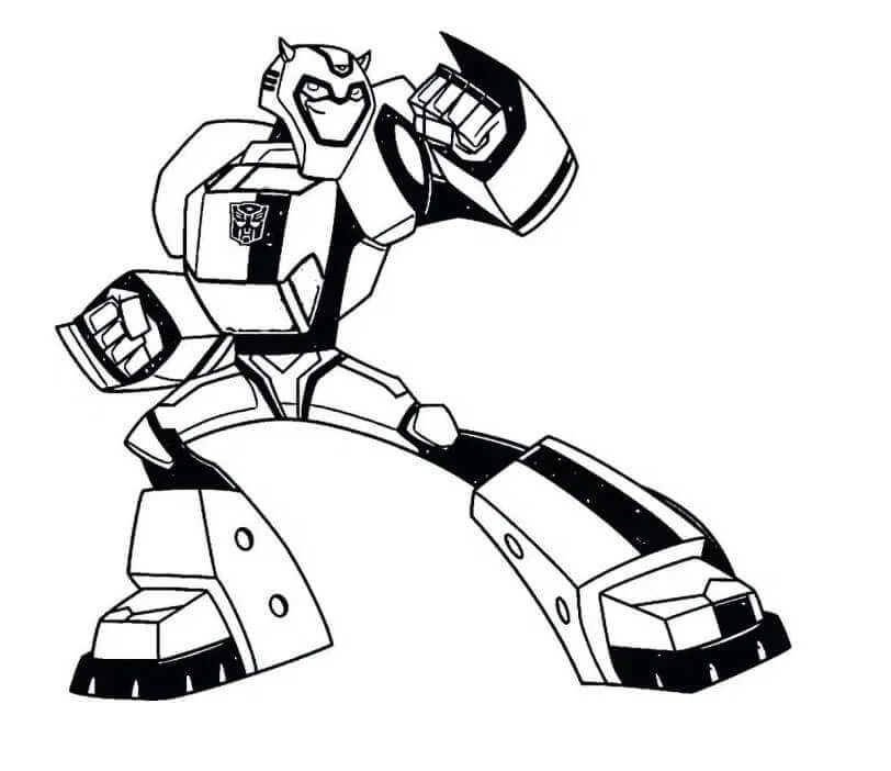 Bumblebee boyama sayfası – boyama çalışması, yaratıcılığı geliştirir