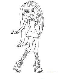 Monster High (Canavar High) boyama sayfası – boyama etkinliği, çocuk aktivitesi