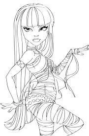 Monster High (Canavar High) boyama sayfası – evde etkinlik, ücretsiz yazdır